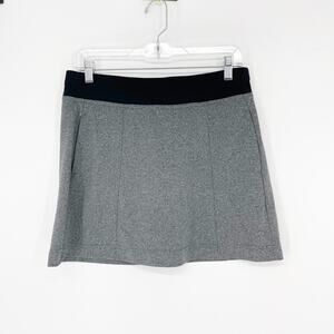 Pgatour Athletic Gray Mini Skort Size Medium